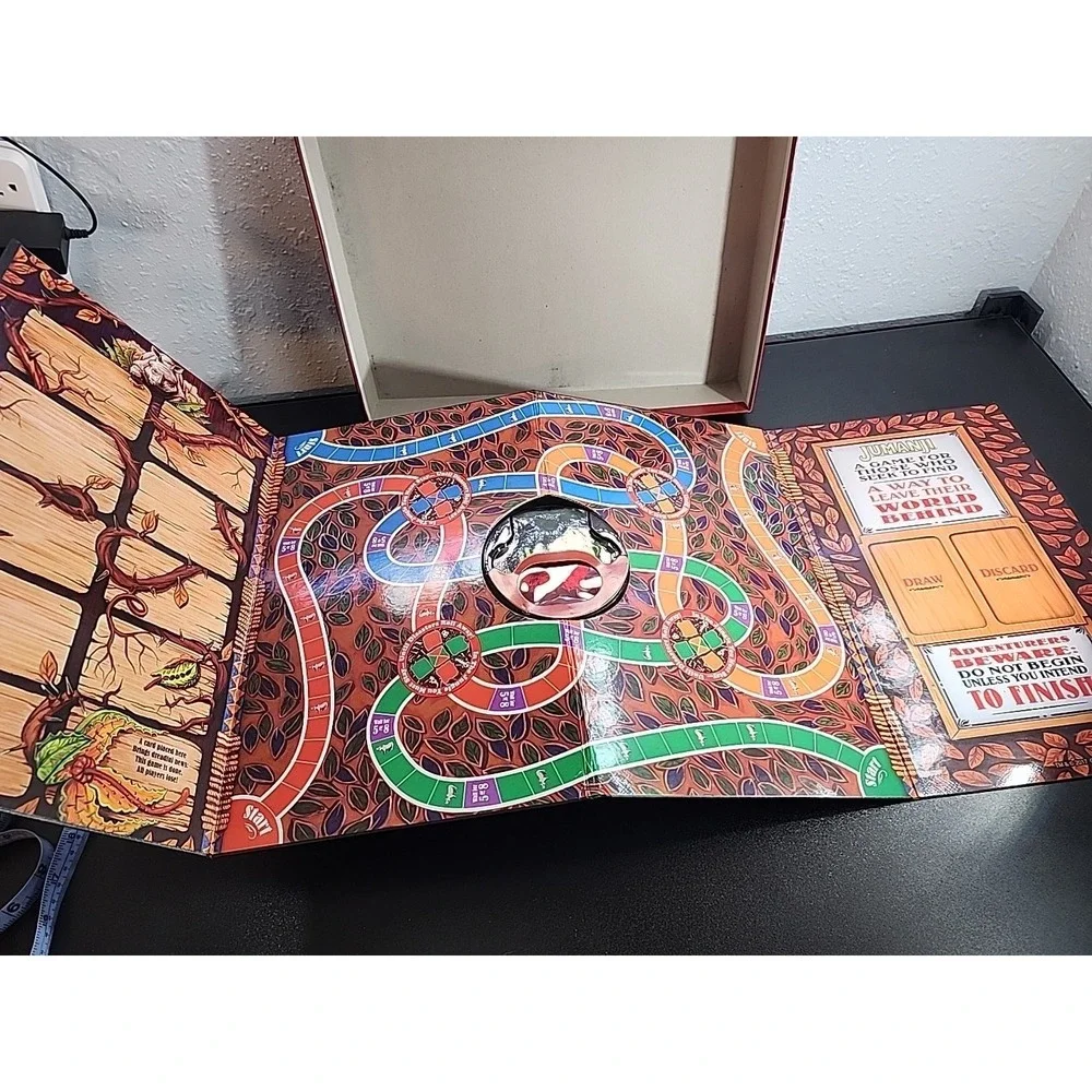 Jumanji Board‎ Game Complete Fantasy Family Game for Ages 5+ from Cardinal